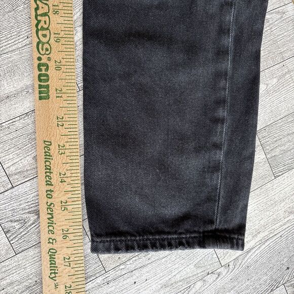 American Eagle Jeans AE Ripped 90’s Boyfriend SZ 6 Regular Women’s Black - Picture 10 of 10